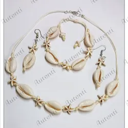 Juego de aretes pulso y caracol 