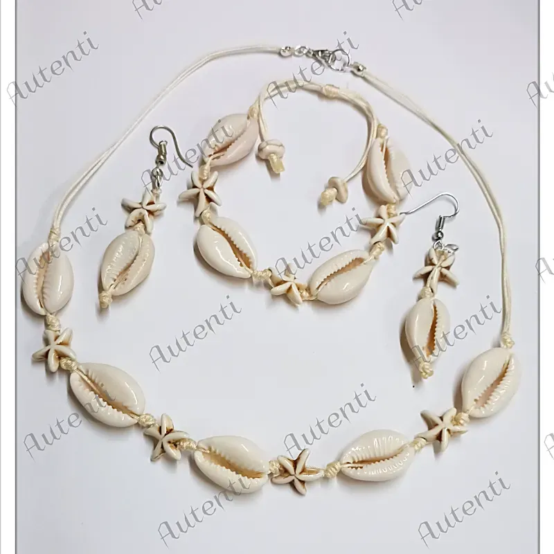 Juego de aretes pulso y caracol 