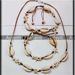 Juego de collar , pulso y tobilera 
