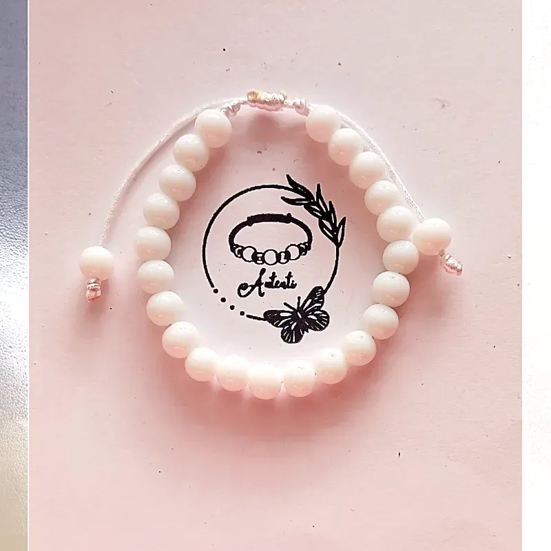 Pulso de onix blanco 