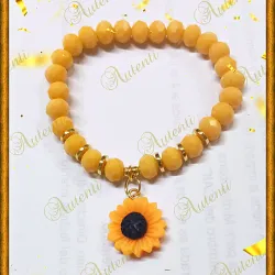 Swarosky amarillo con girasol 