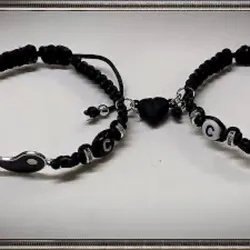 Yin yang con corazon imantado  