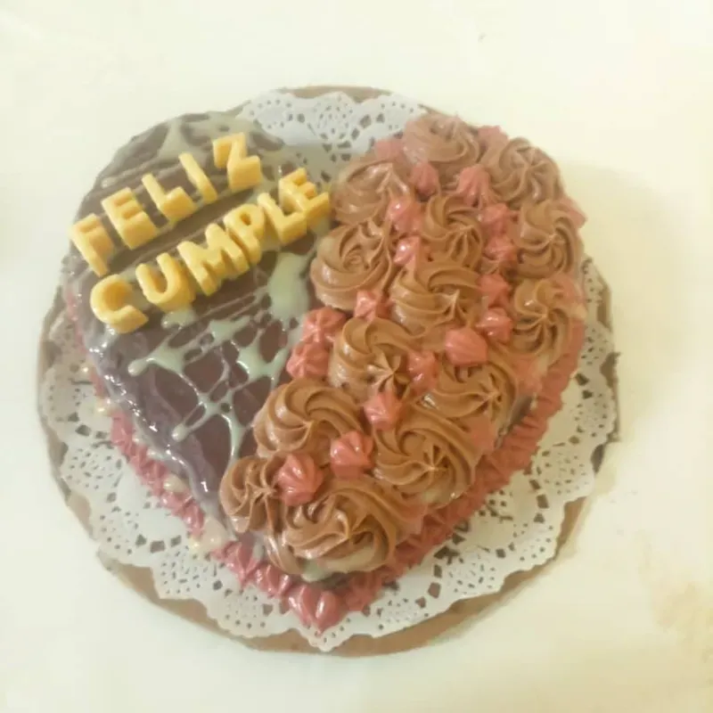 Kake en Forma de corazón
