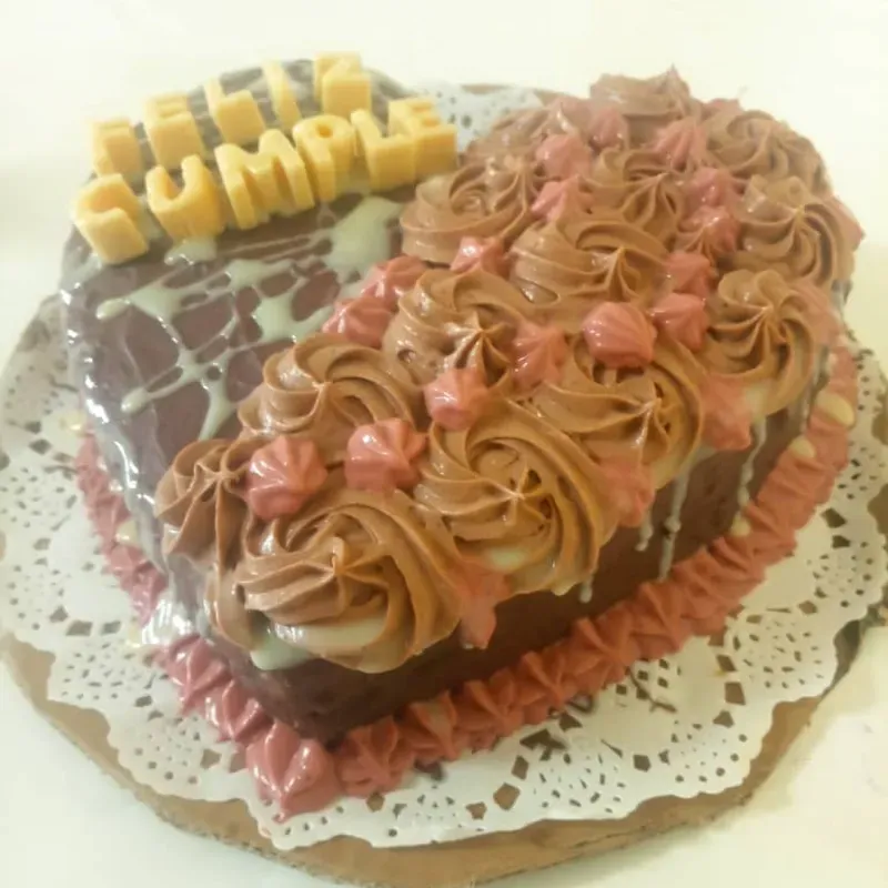 Kake en Forma de corazón