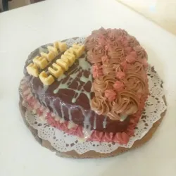 Kake en Forma de corazón
