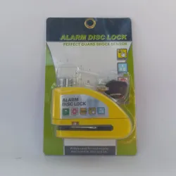 Candado disco de freno p/moto con alarma