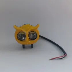 Luz led tipo buho amarillo