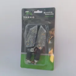 Luz señal led para moto ambar 12v