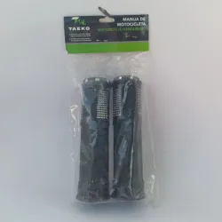 Manubrio p/moto negro cromo