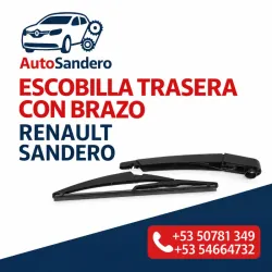 Escobilla trasera con brazo