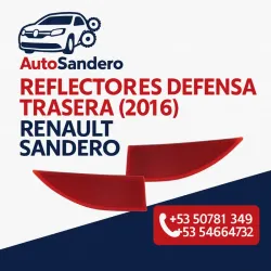 Reflectores defensa trasera(2016)