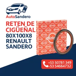 Retén cigüeñal 80x100x8
