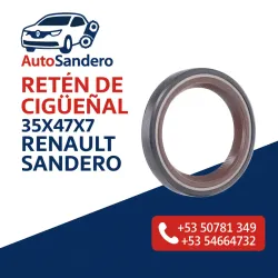 Retén del cigüeñal  35x47x7