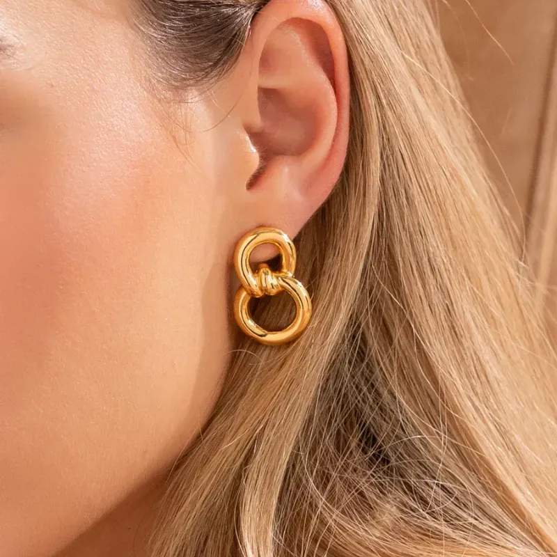 Aretes Eslabón Nudo