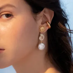 Aretes Sol Perla