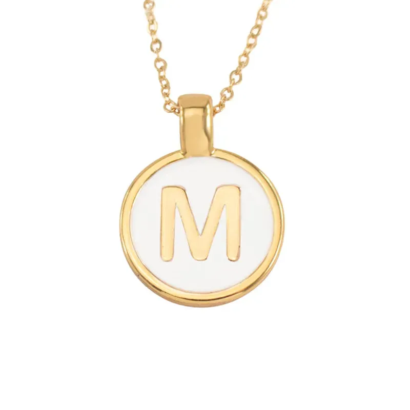 Cadena De Letras + aretes (M)