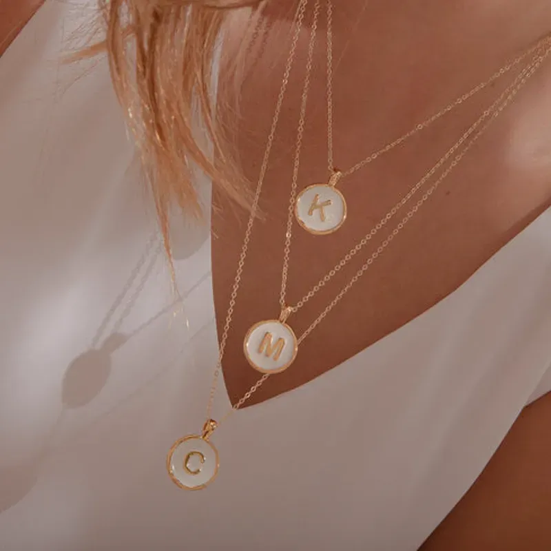 Cadena De Letras + aretes (M)