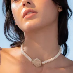 Collar Concha + Aretes