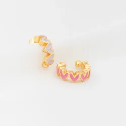 et Earcuff *2 Multicorazones
