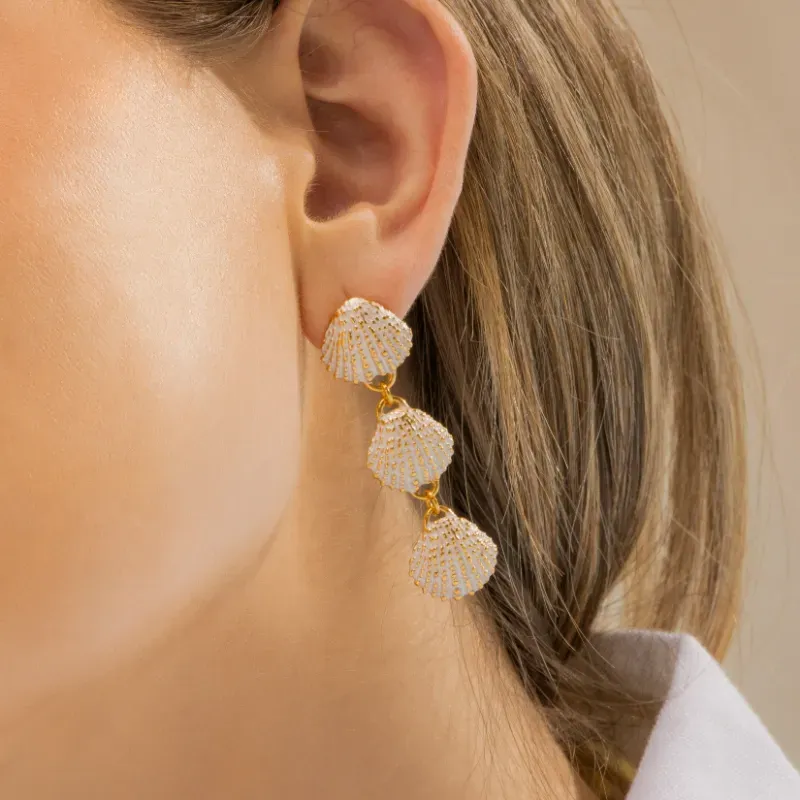 Maxi Aretes Concha Largo