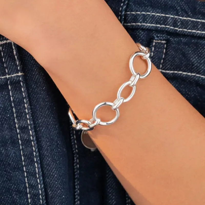 Pulsera Cadena Plata