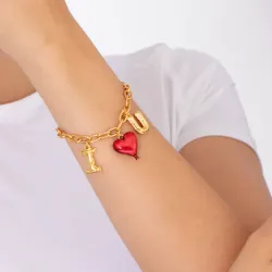 Pulsera Multicharms Letras Globo By Jose Y Cami