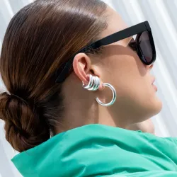  Set *4 aretes The Basic Silver