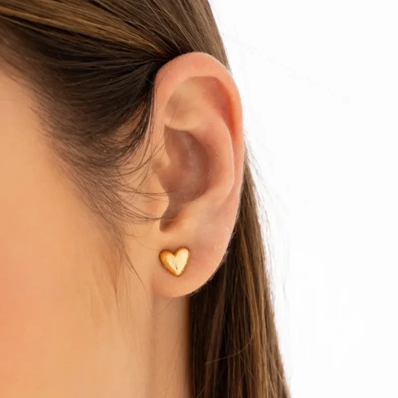 Set Collar + Aretes Corazón By Jose y Cami