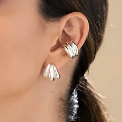 Set X2 Candongas + Earcuff Chunky