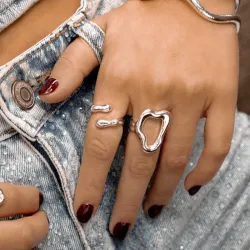 SetX2 anillos silueta amorfa