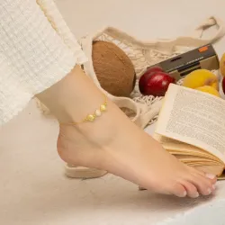 Tobillera Mini Conchitas + Aretes