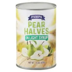 Peras en almibar