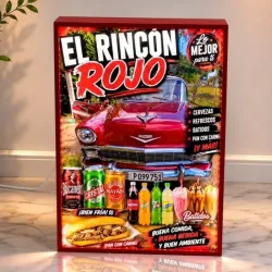 Cartel Lumínico 40x60