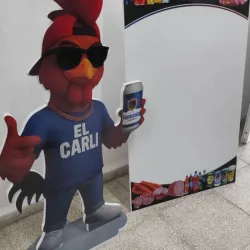 Cartel Routeado Sobre PVC 