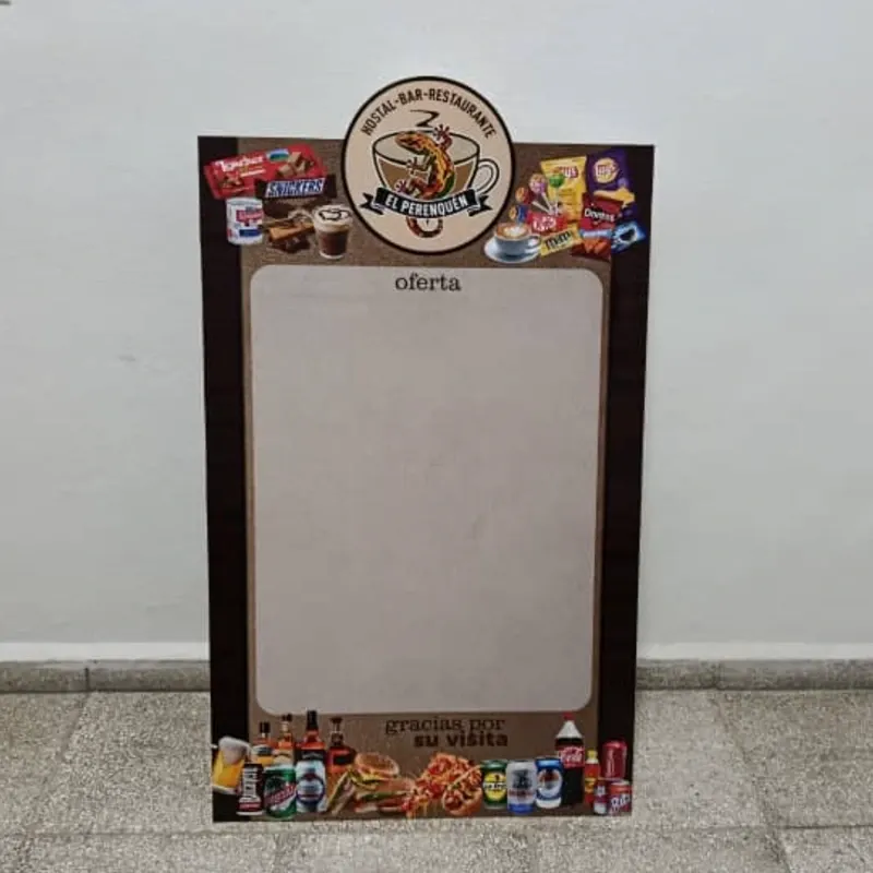 Pizarra para exterior