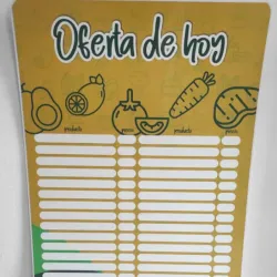 Pizarra Personalizada para interior 