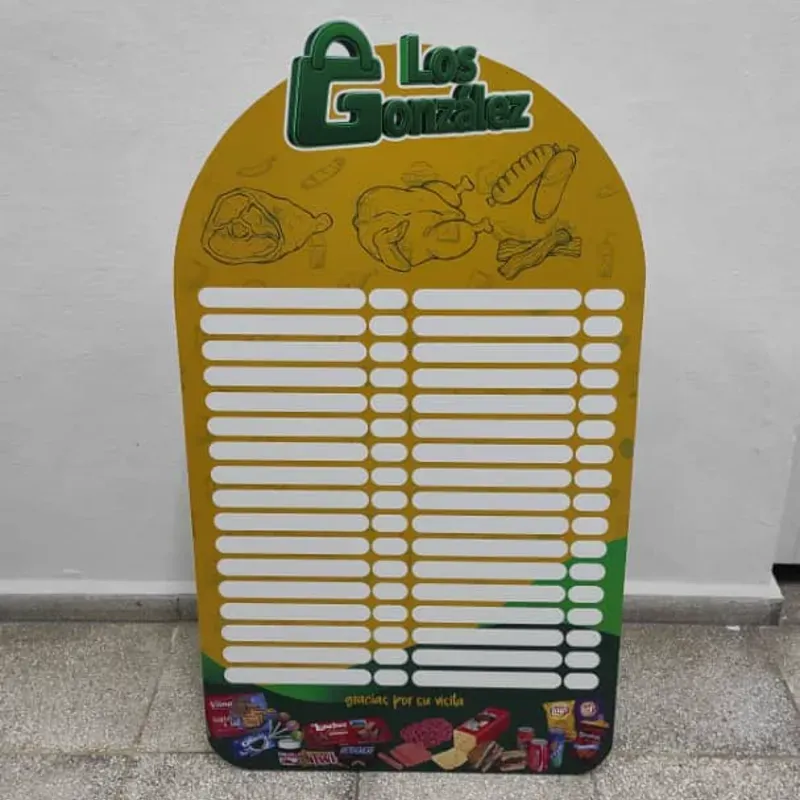 Pizarra Personalizada 
