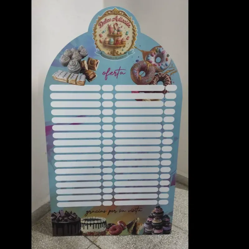 Pizarras Personalizada para Exterior 