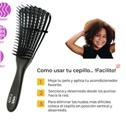 Cepillo para cabello rizo