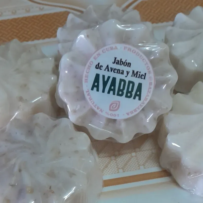 Jabón de avena y miel 