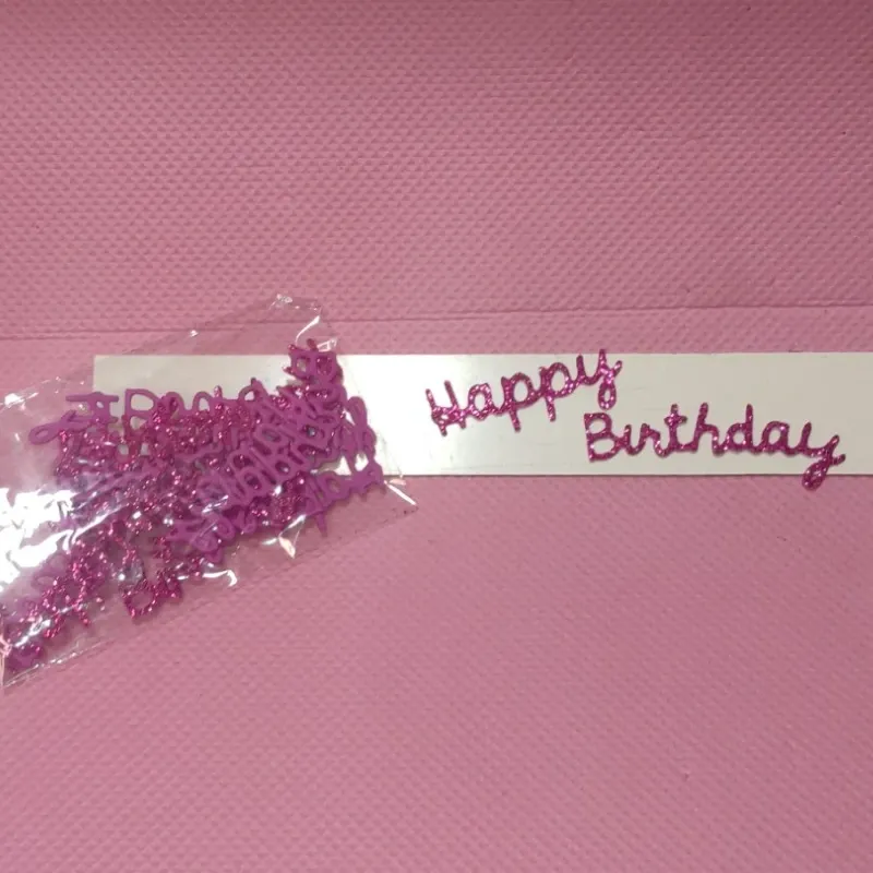 Set de toppers Happy Birthday x10