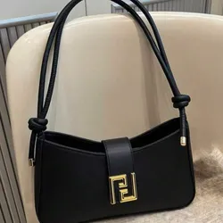Cartera de hombro color negro