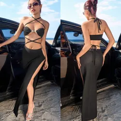 Conjunto de saya negro