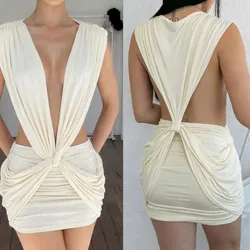 Vestido beich corto