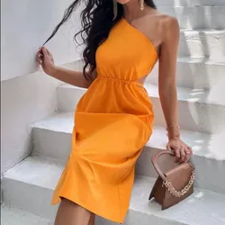 Vestido naranja talla m