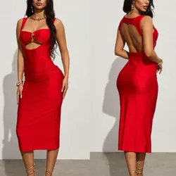 Vestido rojo talla m