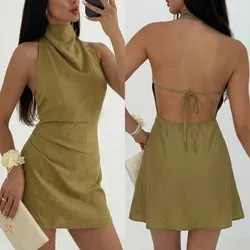 Vestido verde aceituna talla s