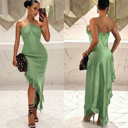 Vestido verde menta talla S