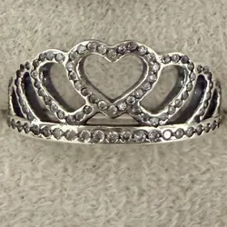 Anillo Corona de corazones