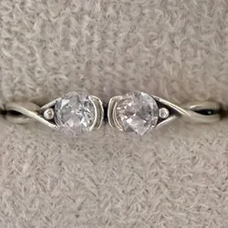 Anillo Infinito 2 Piedras